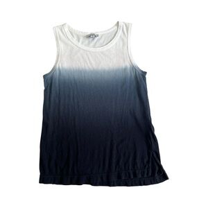 Allison Joy white blue ombré sleeveless tank top size small
